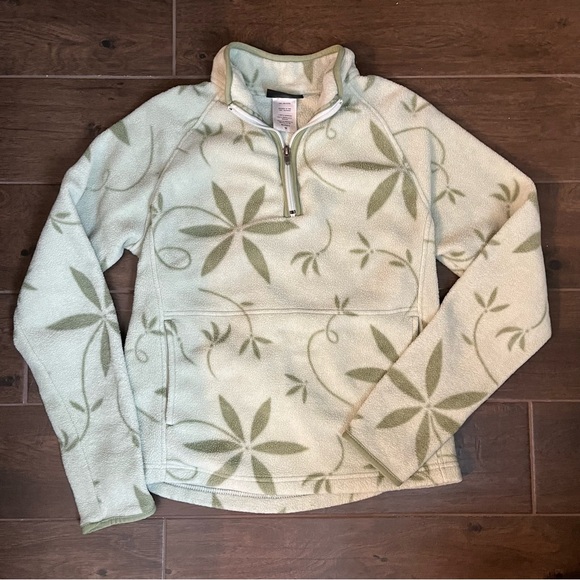 SOLD Patagonia Vintage Y2K Floral Synchilla Pullover Fleece - Picture 3 of 7
